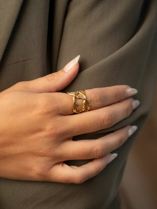Adjustable Redes Ring