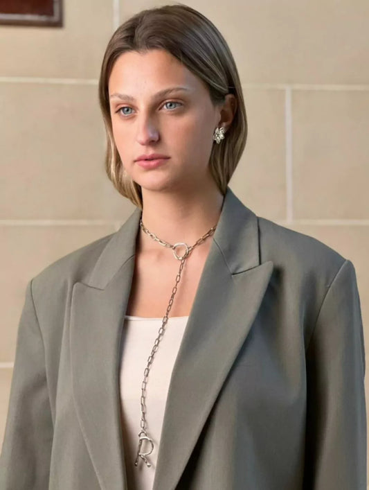 Gotas Initial Necklace